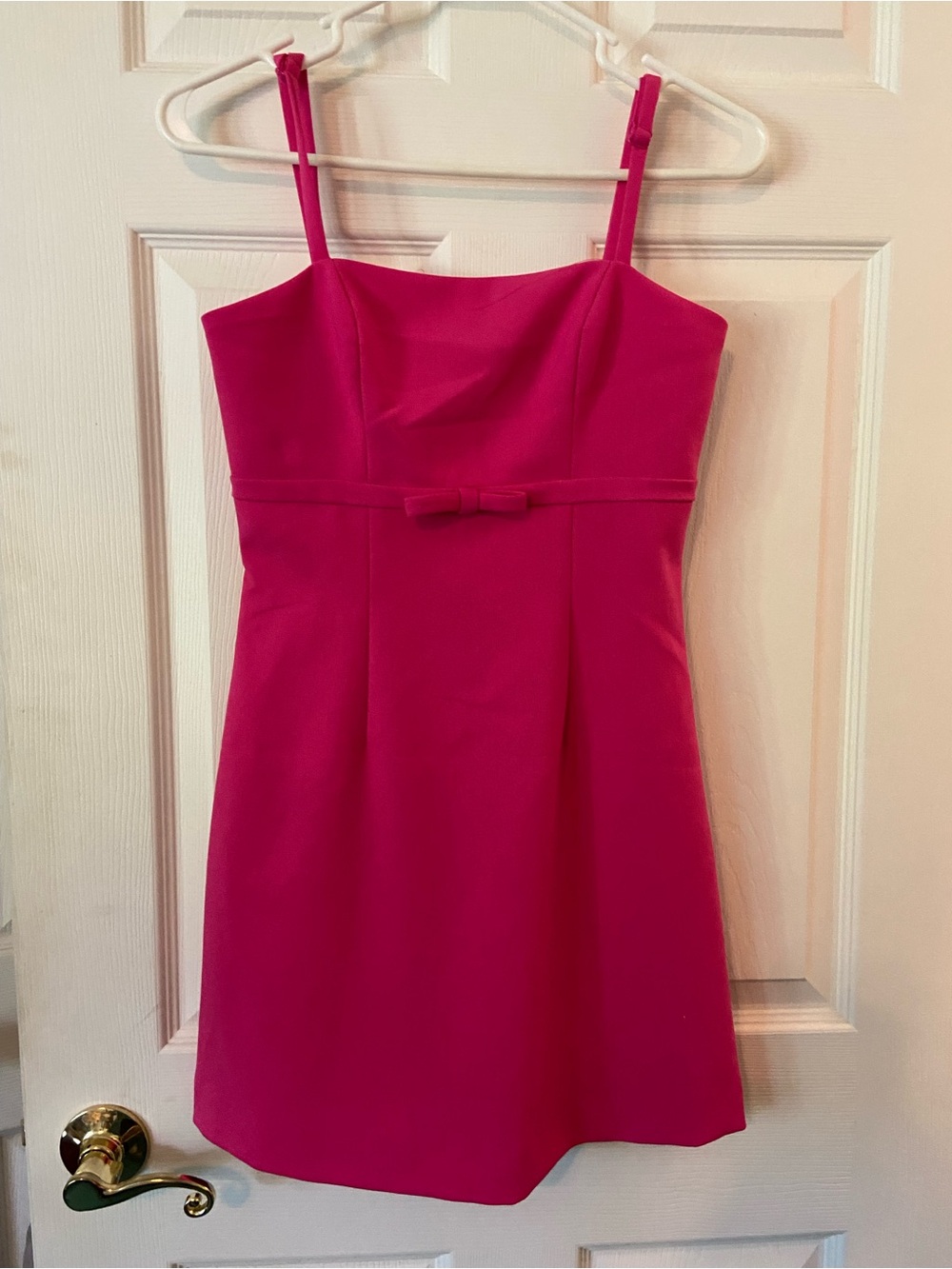 French Connection Hot Pink Spaghetti Strap Mini Dress